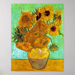 Poster de los girasoles de Van Gogh doce