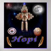 Poster de los indios del Hopi