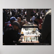 Poster de los juegos de ajedrez de San Francisco