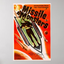 Poster de los monstruos del misil