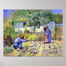 Poster de los primeros pasos de Van Gogh