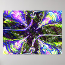 Poster de los trentacles del fractal
