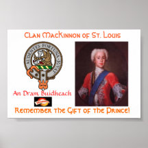 Poster de MacKinnon Drambuie del clan