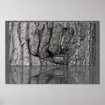 Poster de madera del puño