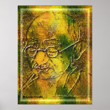 Poster de Mahatma Gandhi