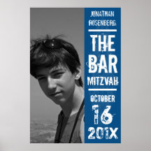 Poster de Mitzvah de la barra de la banda de rock 