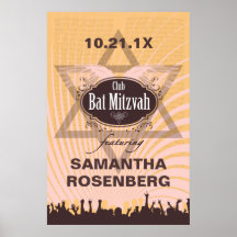 Poster de Mitzvah del palo del club
