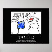 Poster de motivación "ATRAPADO" de la "sol al por 