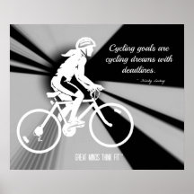 Poster de motivación de ciclo de las metas y de lo