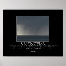 Poster de motivación de Craptacular