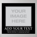 Poster de motivación de Customizeable - Demotivati