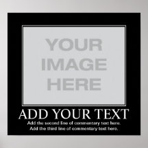 Poster de motivación de Customizeable - Demotivati