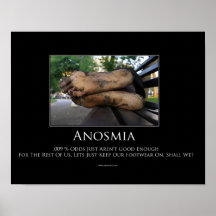 Poster de motivación de la anosmia