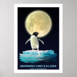 Poster de motivación de la independencia del PINGÜ