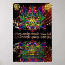 Poster de New Orleans del carnaval