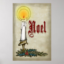 Poster de Noel de la vela