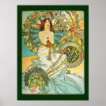 Poster de Nouveau Monte Carlo del arte de Mucha