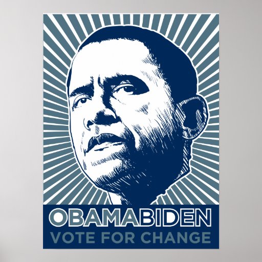 Poster de Obama Biden