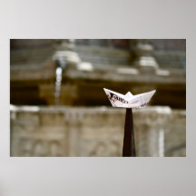 Poster de papel del gorra