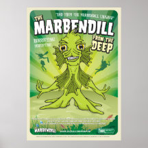 Poster de película de terror de Marbendill
