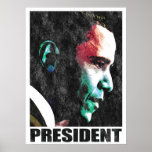 Poster de presidente Obama Vintage 2