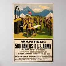Poster de reclutamiento americano de WWI