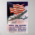 Poster de reclutamiento del cuerpo de aire del ejé