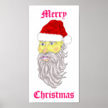 Poster de Santa de las Felices Navidad