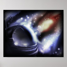 Poster de Starscape del astronauta