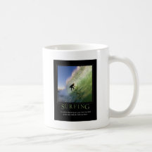 Poster de Surfing_Demotivational Taza