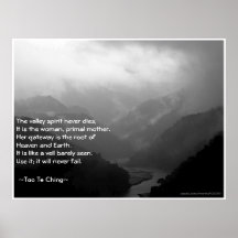 Poster de Tao Te Ching No.6/