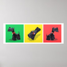 Poster de Terrier del escocés (grandes pequeños)