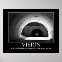 Poster de VISION - túnel (de motivación)