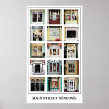 Poster de Windows de la calle principal