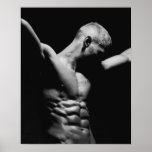 Poster del ABS para la pared del gimnasio