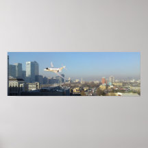 Poster del aeropuerto de la ciudad de Londres