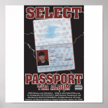 Poster del álbum del pasaporte
