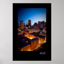 Poster del amanecer de San Francisco