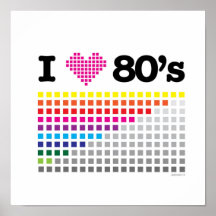 poster del amor 80s de 12X12 I