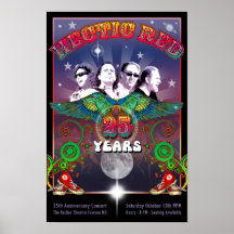 Poster del aniversario de la hora 25ta con la fech
