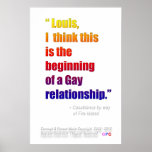 Poster del arco iris de "Casablanca gay"