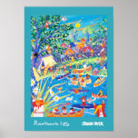 Poster del arte: ¡Arco iris 100 años de diversión!