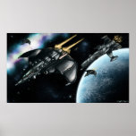 Poster del arte de la patrulla del espacio