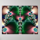 Poster del arte del fractal Chronics-7