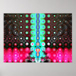 Poster del arte del fractal de la explosión de Cre