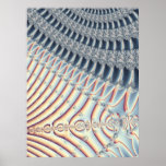 Poster del arte del fractal de la visión desde arr