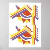 Poster del arte del jazz de Gladky de la sarga