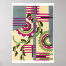 Poster del arte del jazz de Gladky de la sarga