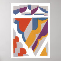 Poster del arte del jazz de Gladky de la sarga