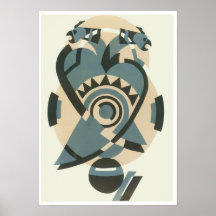 Poster del arte del jazz de Gladky de la sarga